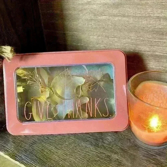 NEW Rae Dunn Adorable TIN and COOKIE Cutters - GIVE THANKS - So Cute! - Picture 5 of 16